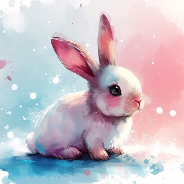 Bunny Giant Illustrations Templates 415250