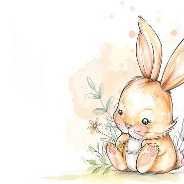 Bunny Giant Illustrations Templates 415256