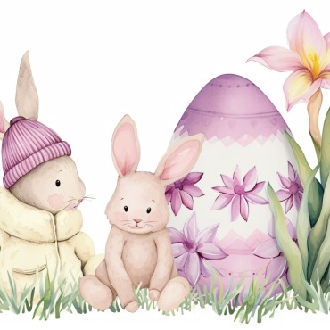 Bunny Giant Illustrations Templates 415259