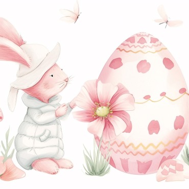 Bunny Giant Illustrations Templates 415290