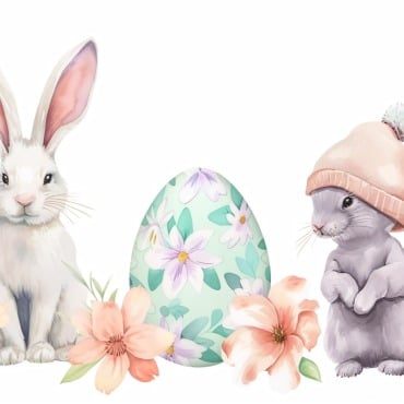 Bunny Giant Illustrations Templates 415298