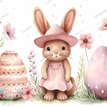 Bunny Giant Illustrations Templates 415307