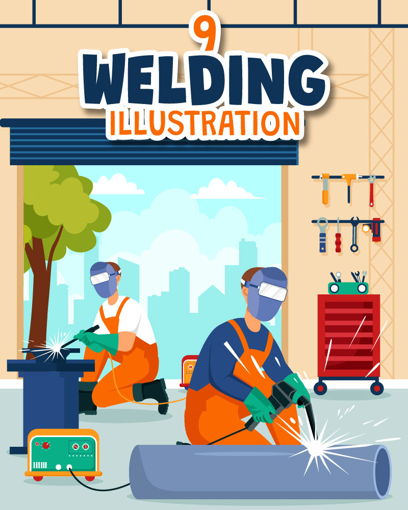 9 Welding Service Illustration