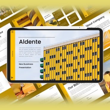 Yellow Business PowerPoint Templates 415339