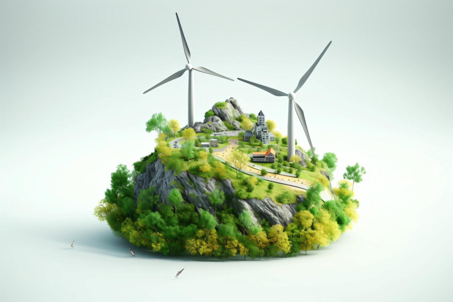 Windmill Green Energy Sustainable Industry 1