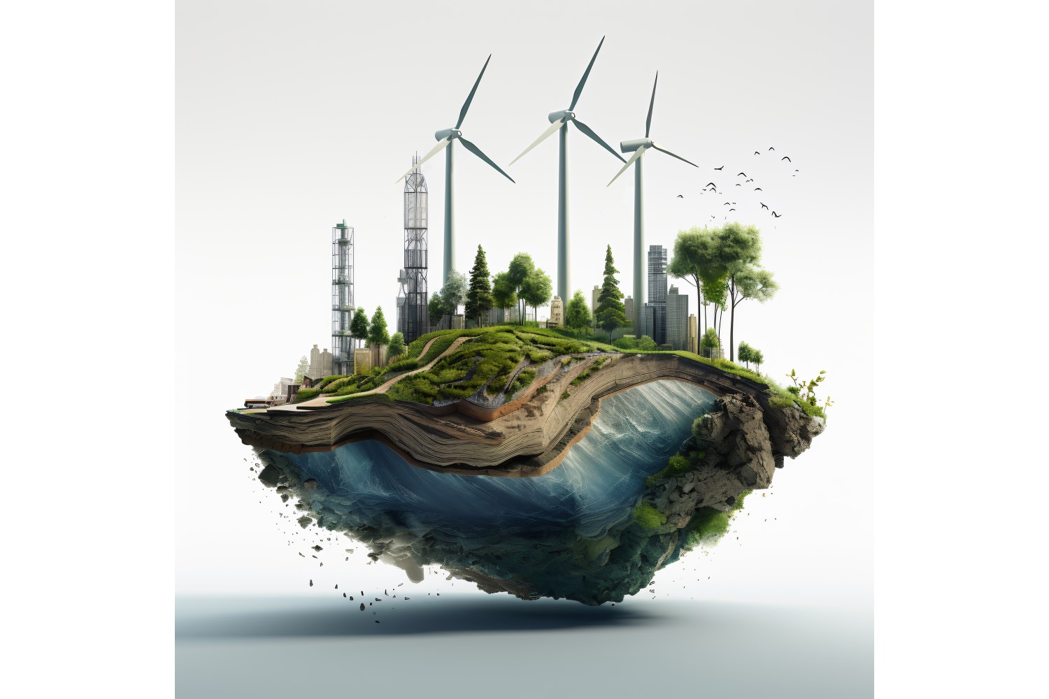 Windmill Green Energy Sustainable Industry 66