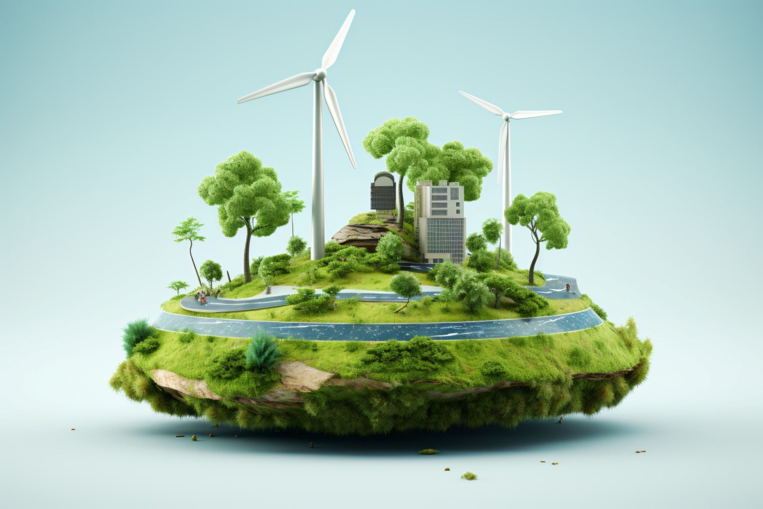 Windmill Green Energy Sustainable Industry 79