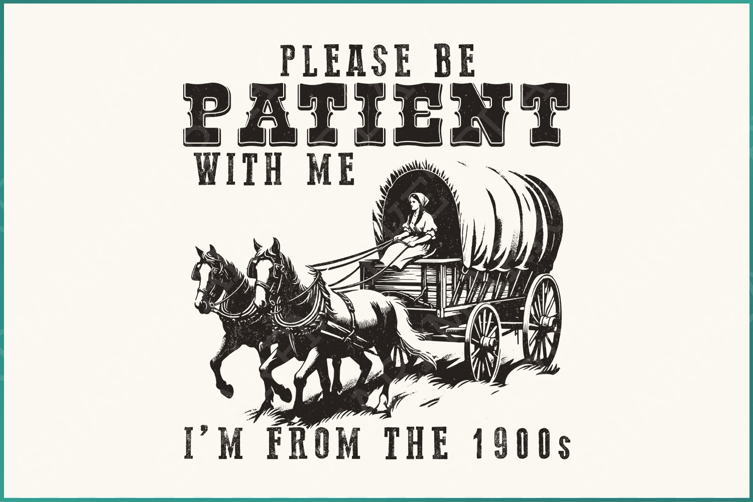 Please Be Patient with Me PNG, I'm from the 1900s, Retro Adult Humor, Father's Day Funny Quotes