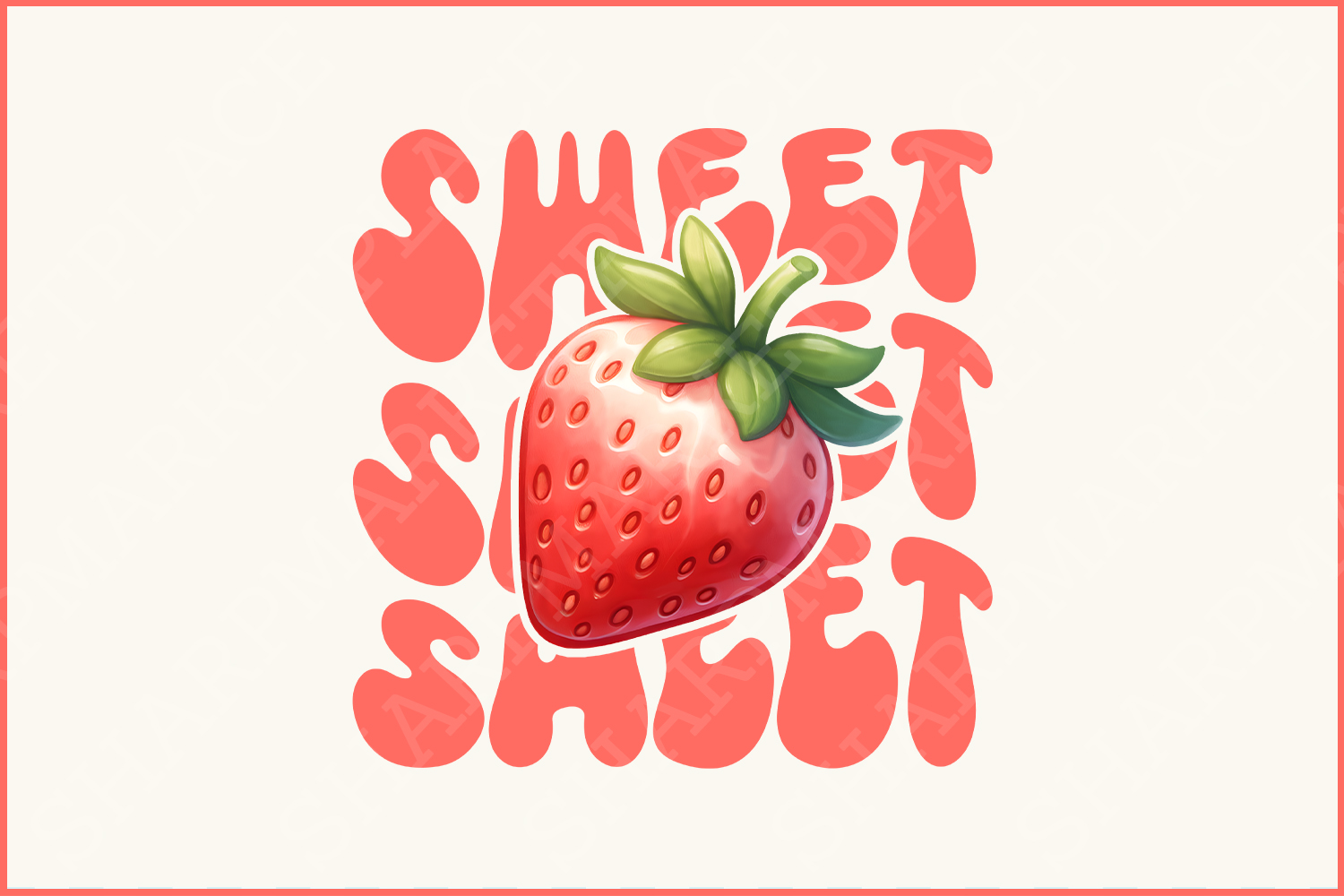 Coquette Strawberry PNG, Girly Preppy Aesthetic, Soft Girl Era, Groovy Summer Sublimation