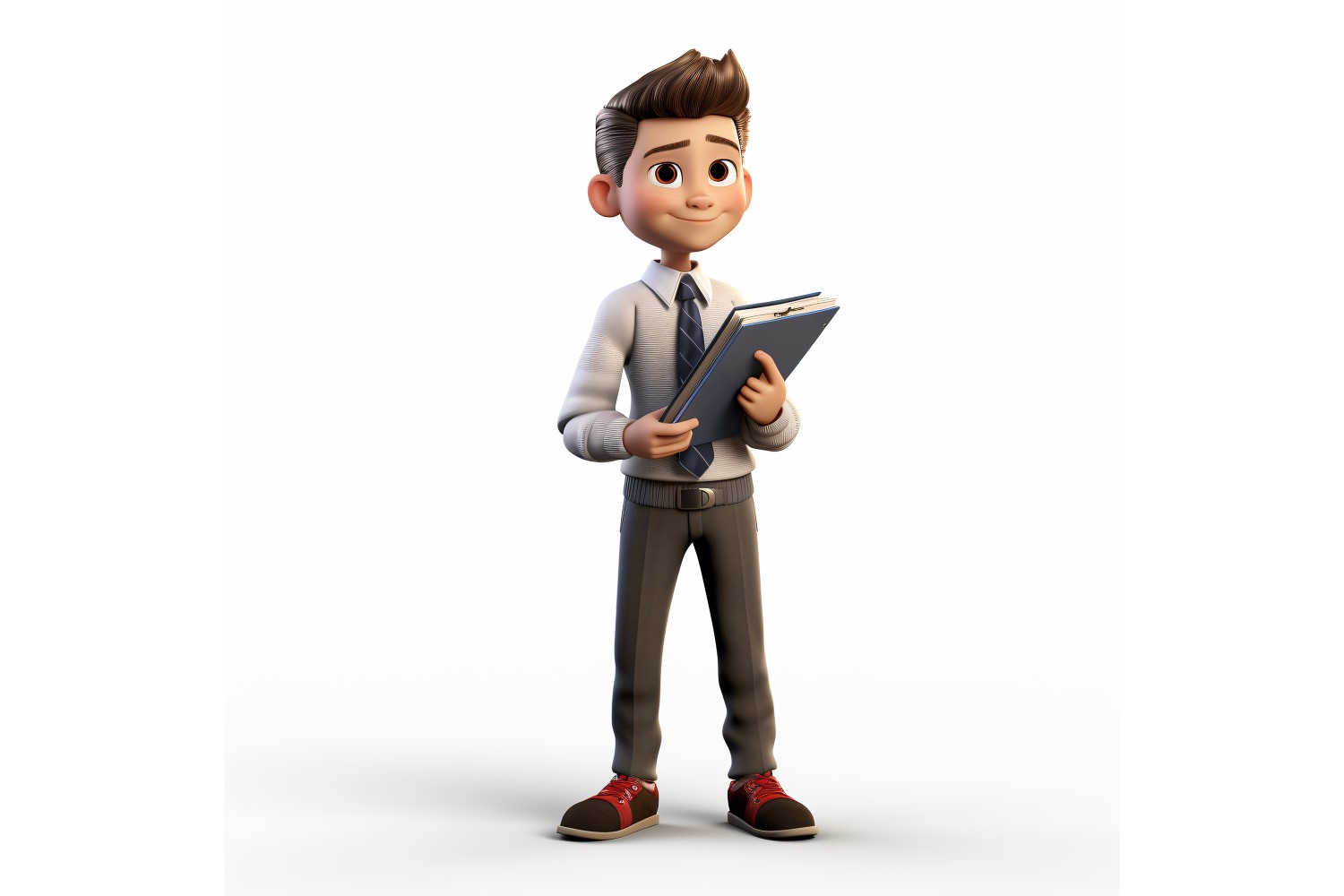 3D Character Child Boy Teacher with relevant environment 4
