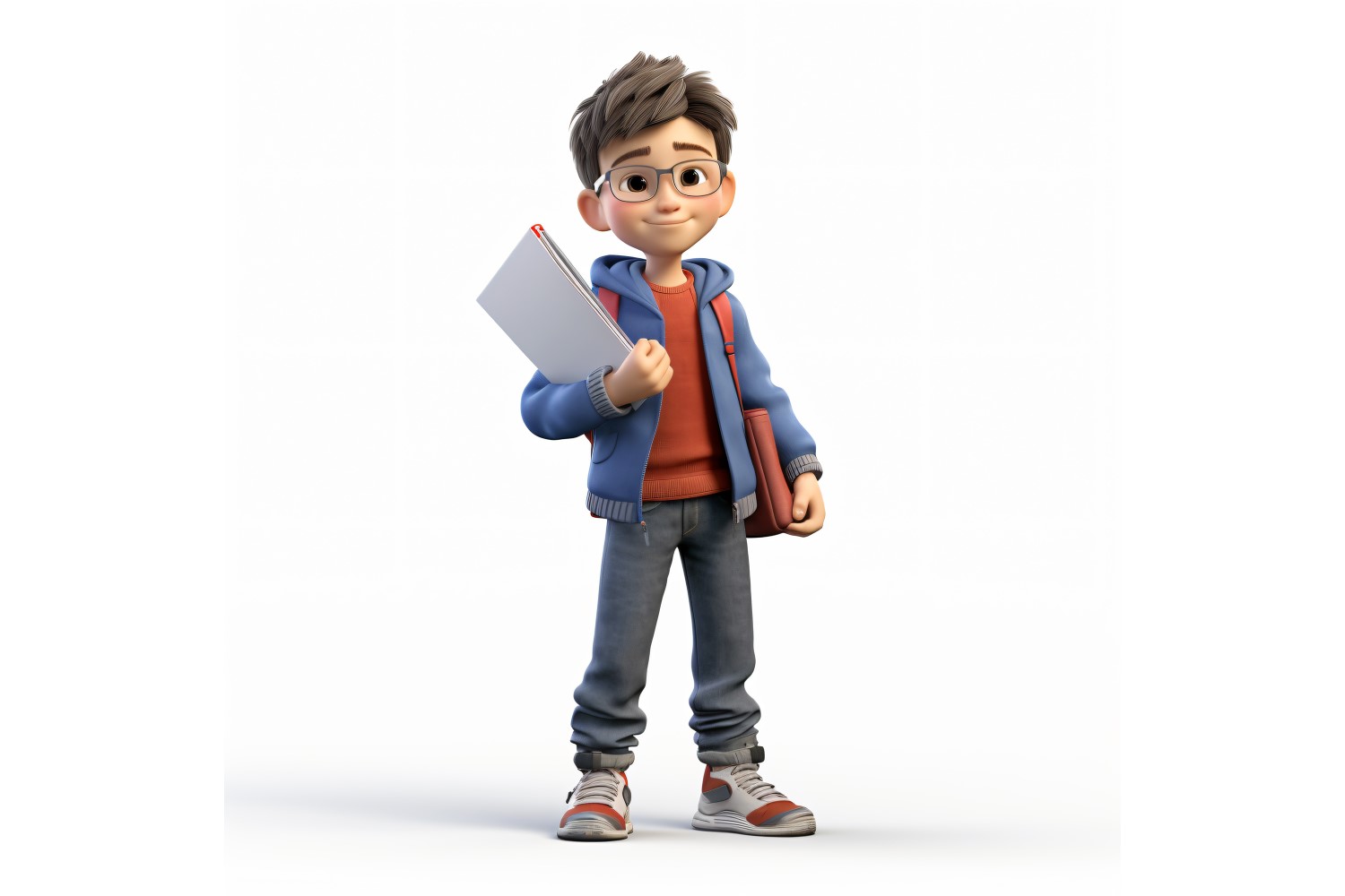 3D Character Boy Graphics Designer with relevant environment 2