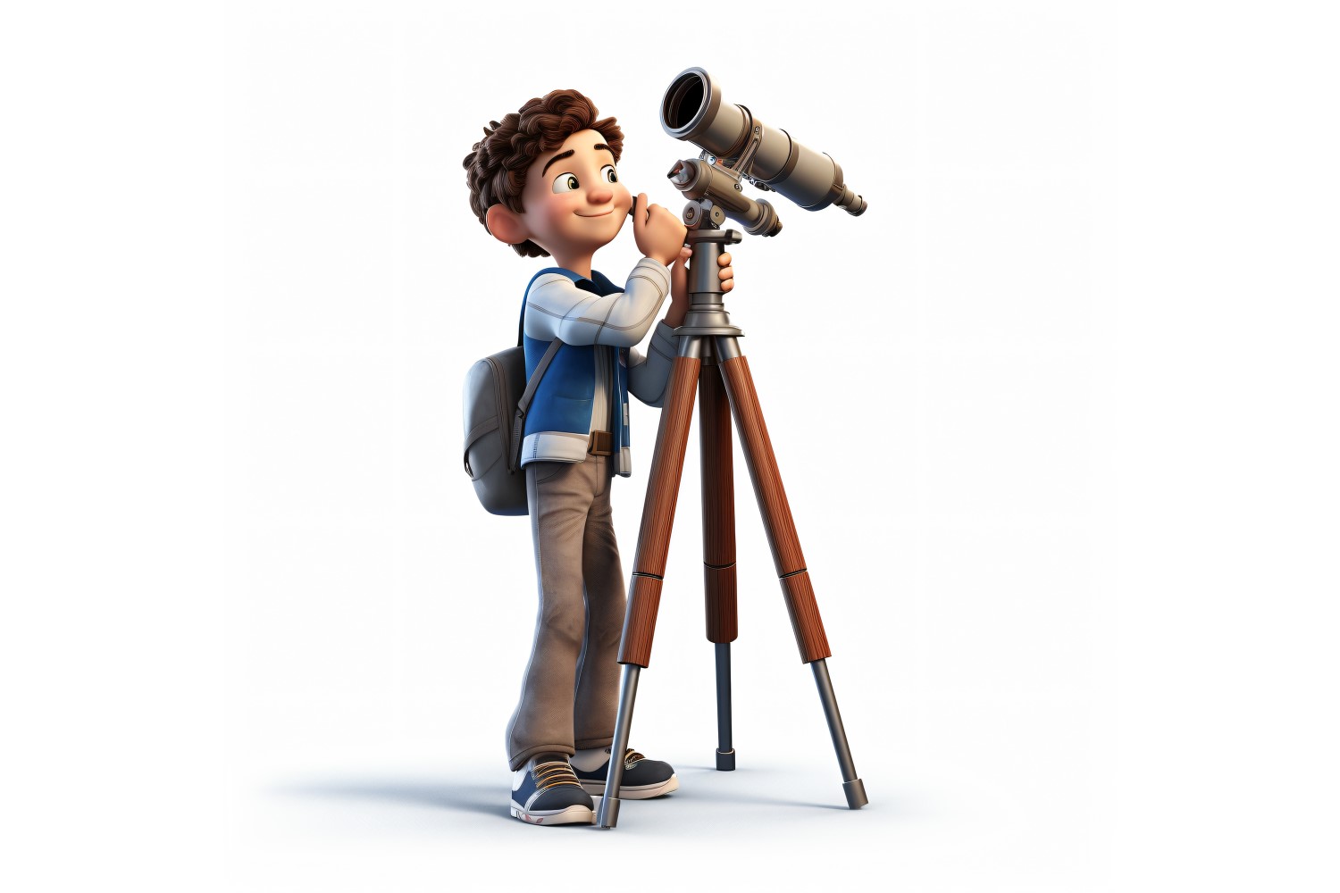 3D pixar Character Child Boy with relevant environment 39
