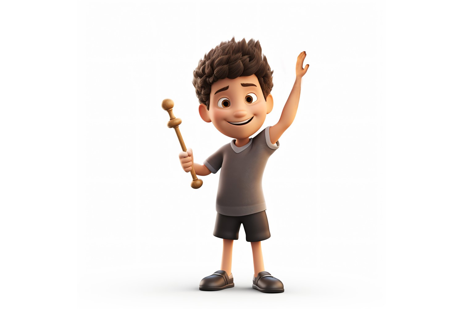 3D pixar Character Child Boy with relevant environment 37