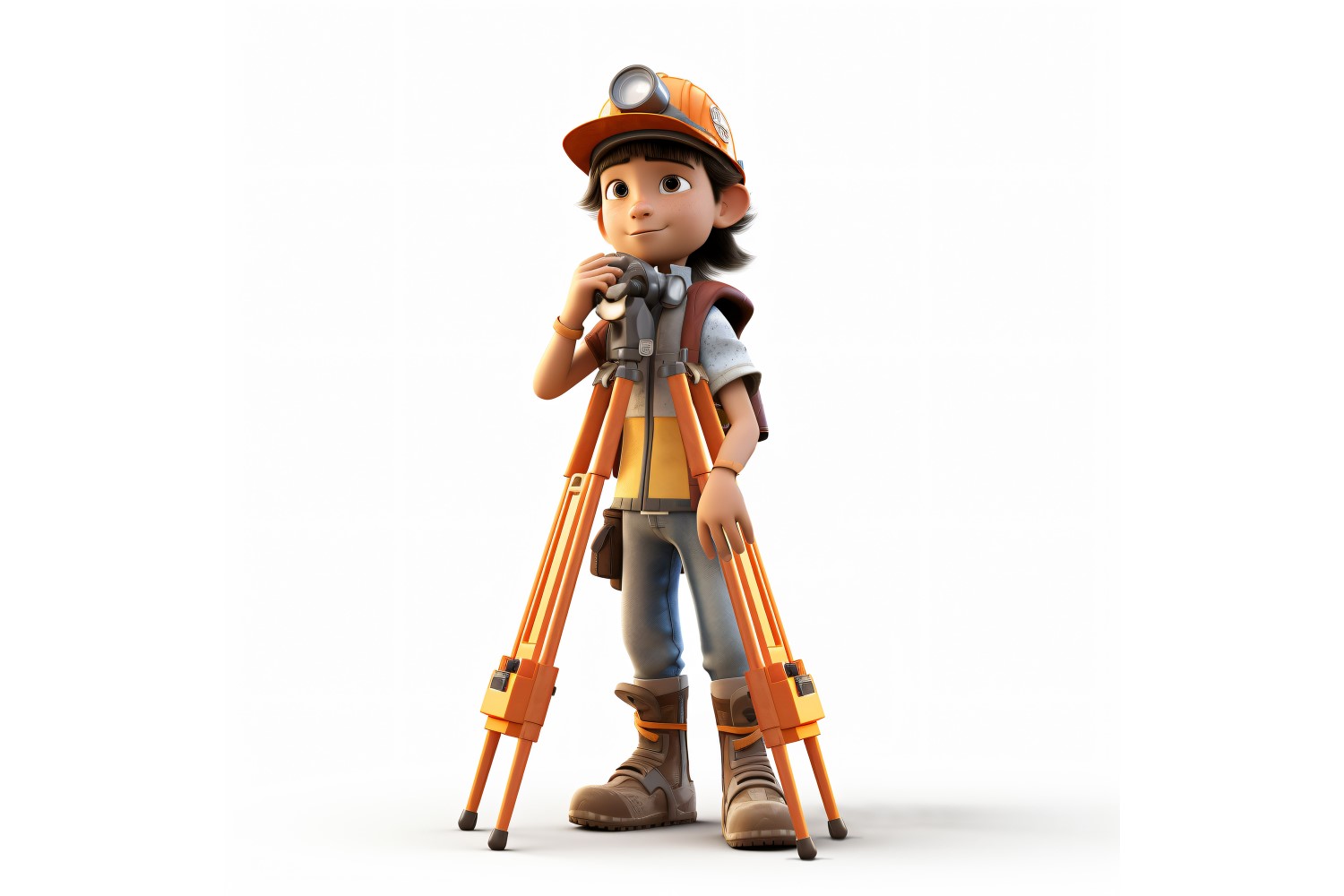 3D pixar Character Child Boy with relevant environment 65