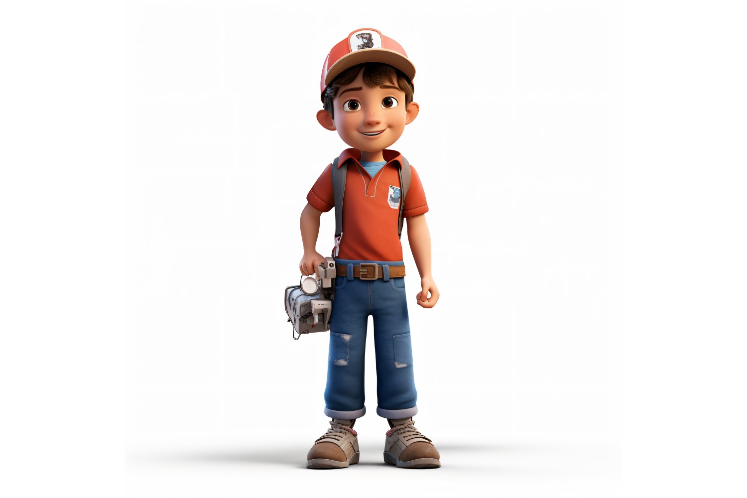 3D pixar Character Child Boy with relevant environment 66