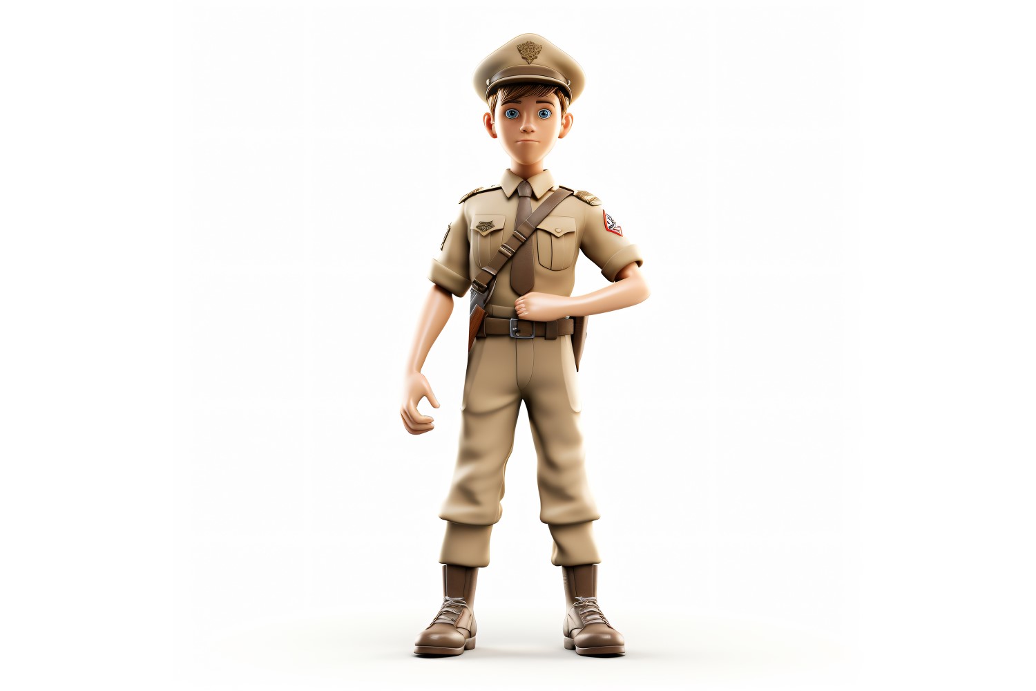 3D pixar Character Child Boy with relevant environment 72