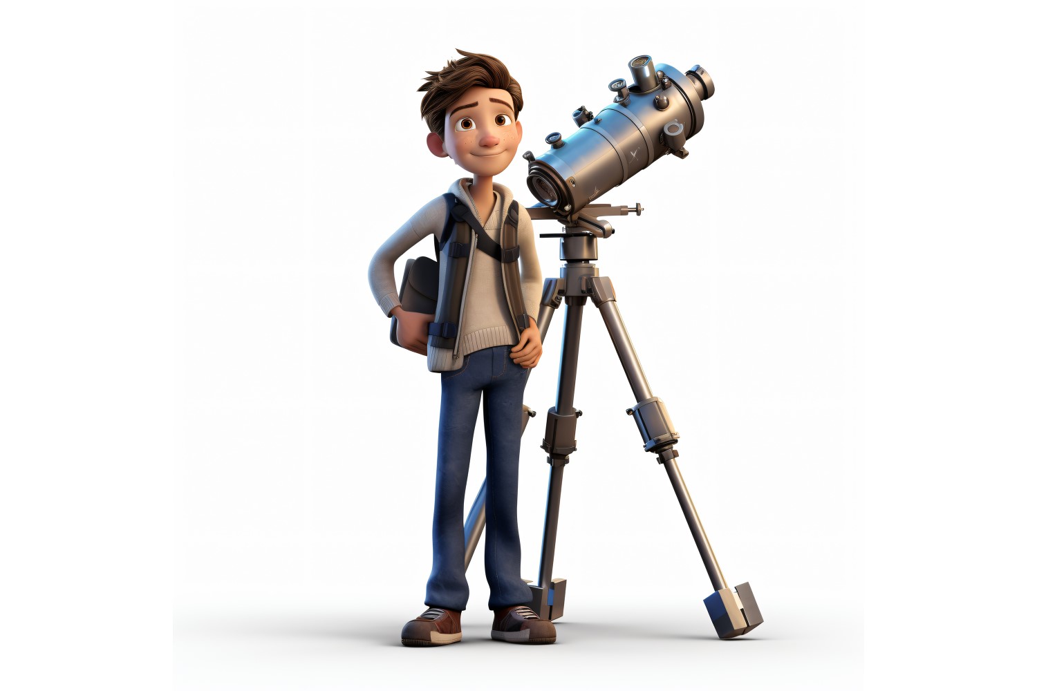 3D pixar Character Child Boy with relevant environment 79