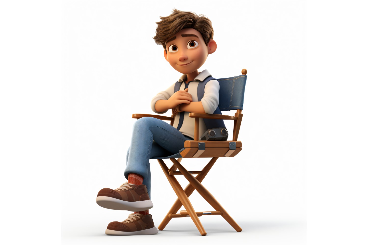 3D pixar Character Child Boy with relevant environment 85