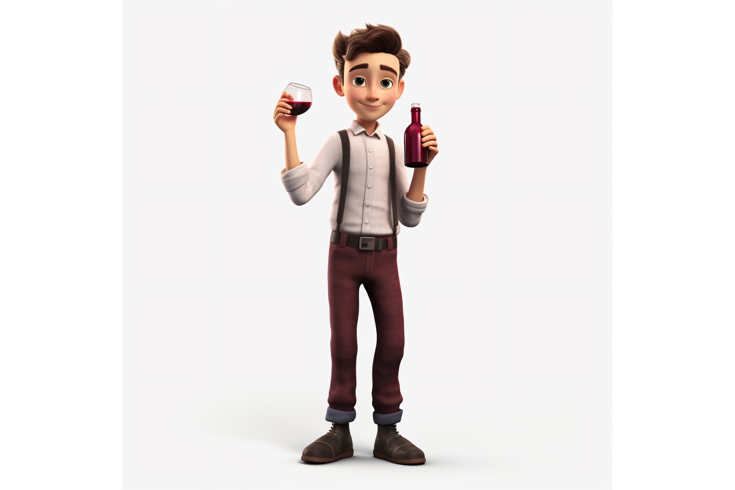 3D pixar Character Child Boy with relevant environment 86