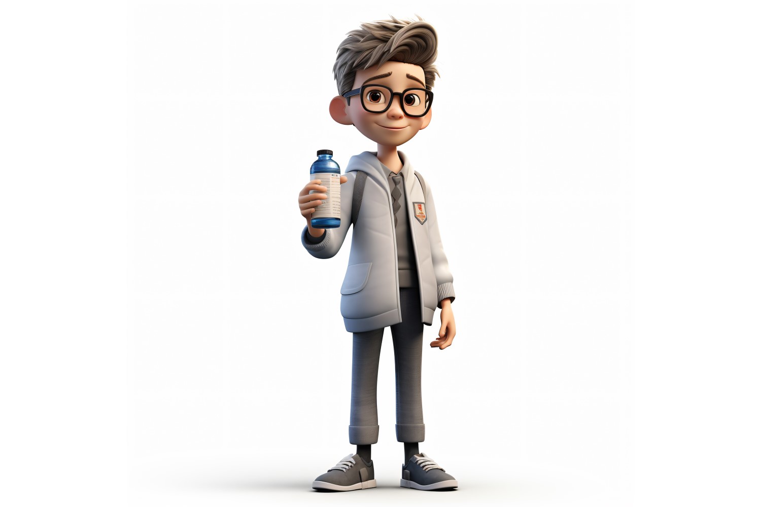 3D pixar Character Child Boy with relevant environment 103