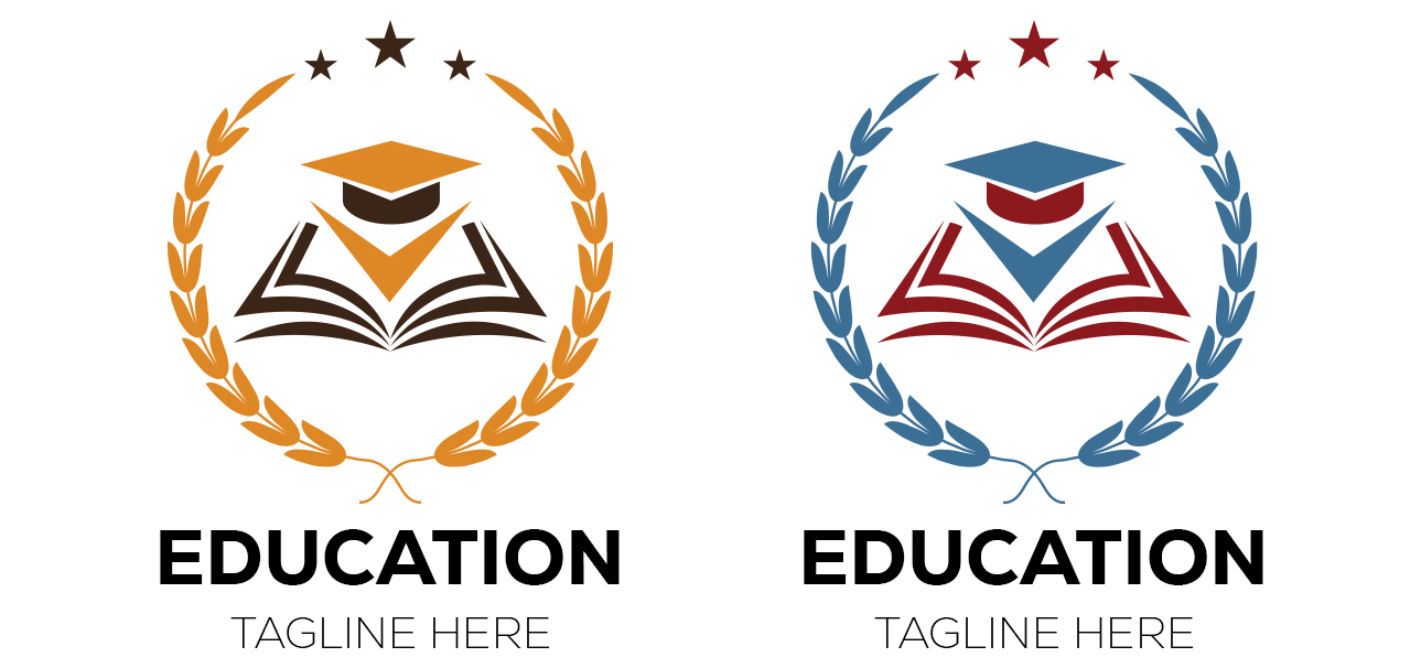 Education Logo Template for Educational Institutions and Brands