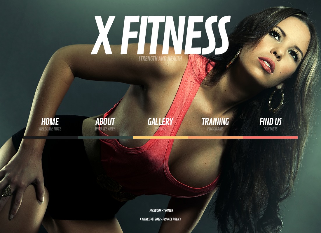 Fitness Website Template