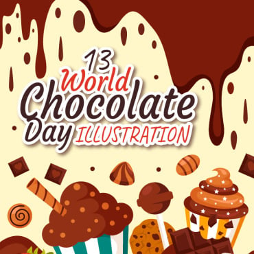 Chocolate Day Illustrations Templates 416010