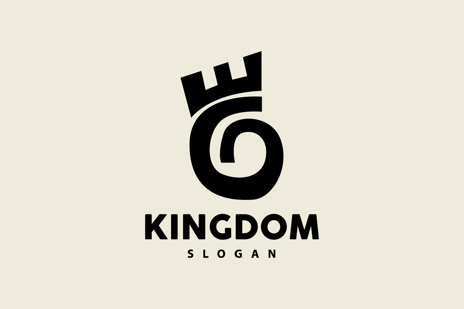 Castle Logo Design Royal Tower KingdomV5
