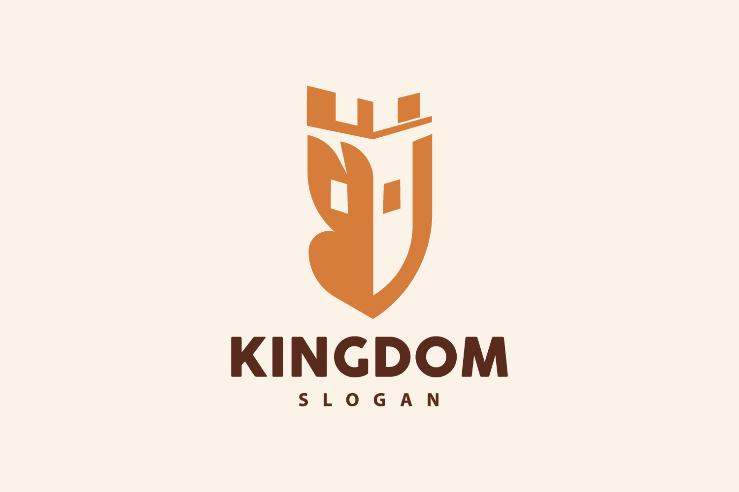 Castle Logo Design Royal Tower KingdomV9