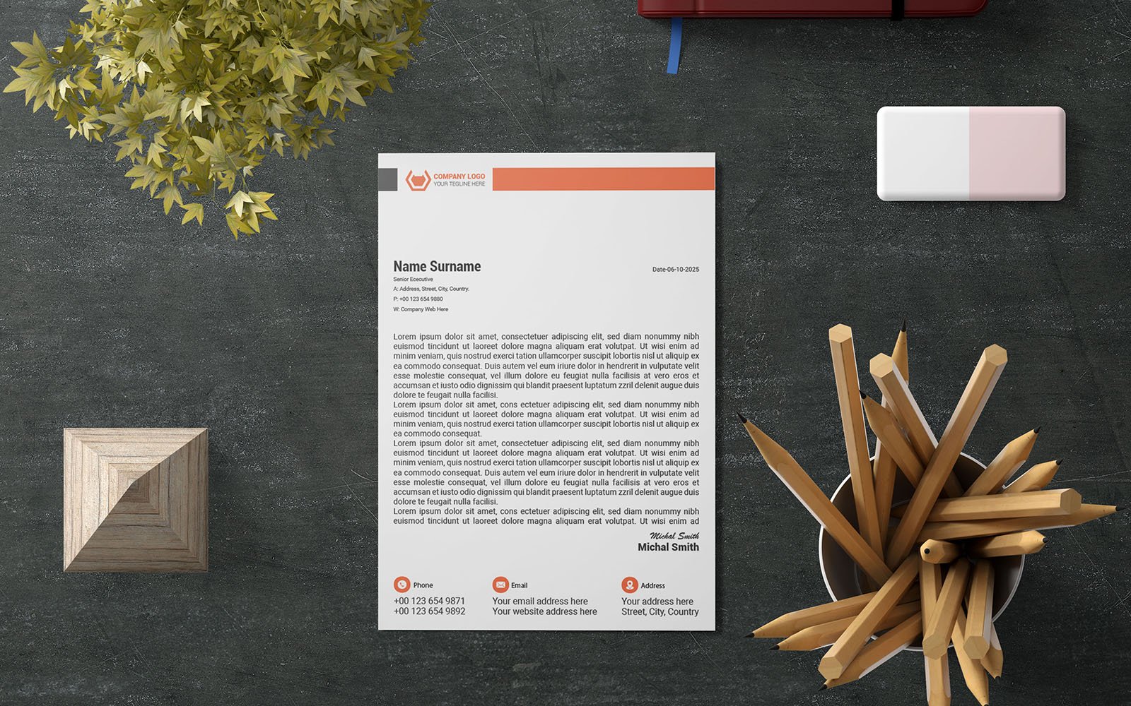 Letterhead - Corporate Identity Template Letterhead