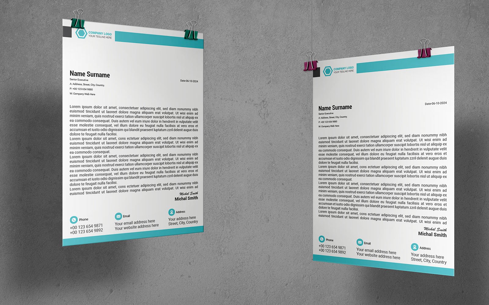 Letterhead - Corporate Identity Template Design-(16)