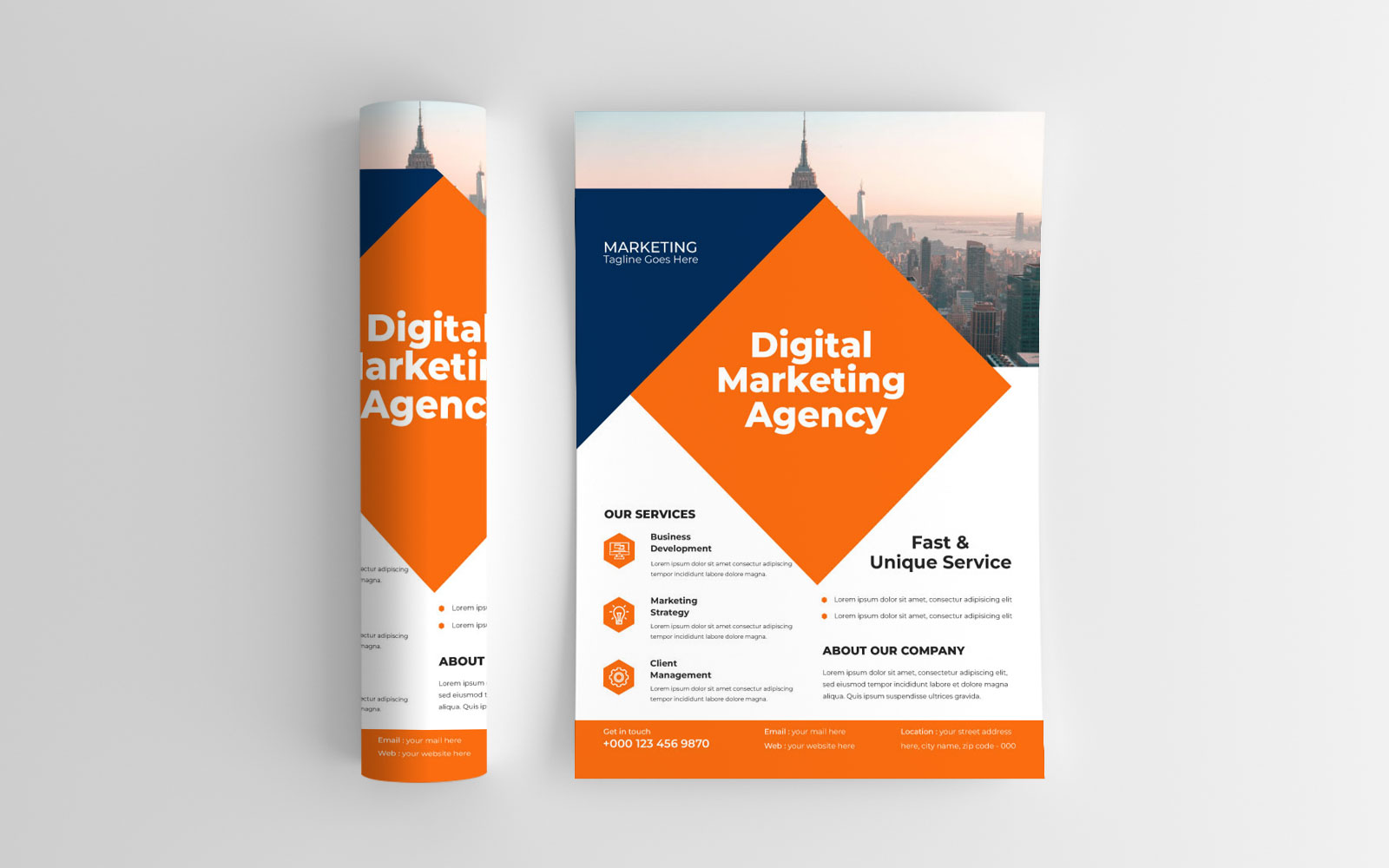 Digital Marketing Agency Leadership Development Program Flyer