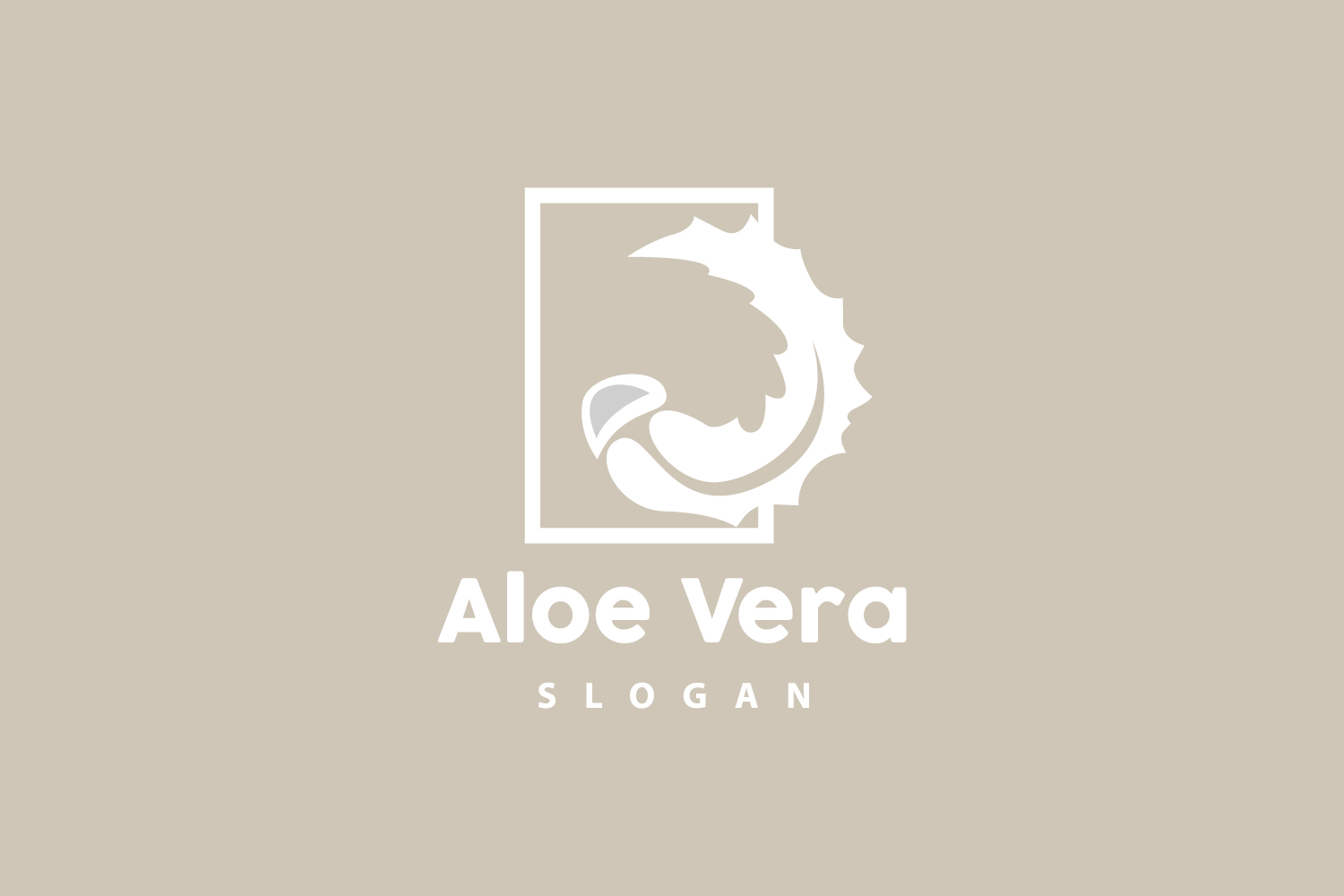 Aloe Vera Logo Herbal Plant VectorV20