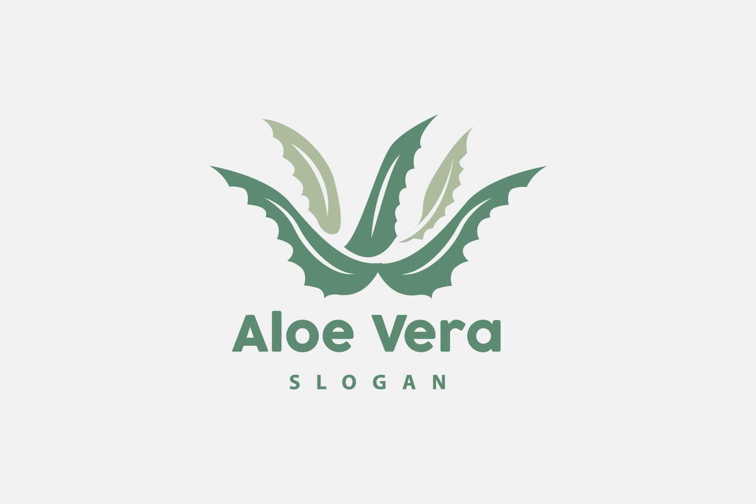 Aloe Vera Logo Herbal Plant VectorV27