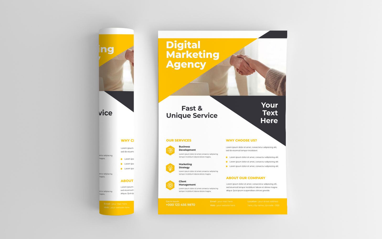 Modern Digital Marketing Agency Corporate Flyer Templates