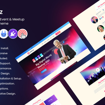 Conference Event WordPress Themes 416612