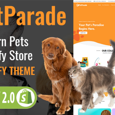Animal Cat Shopify Themes 416622