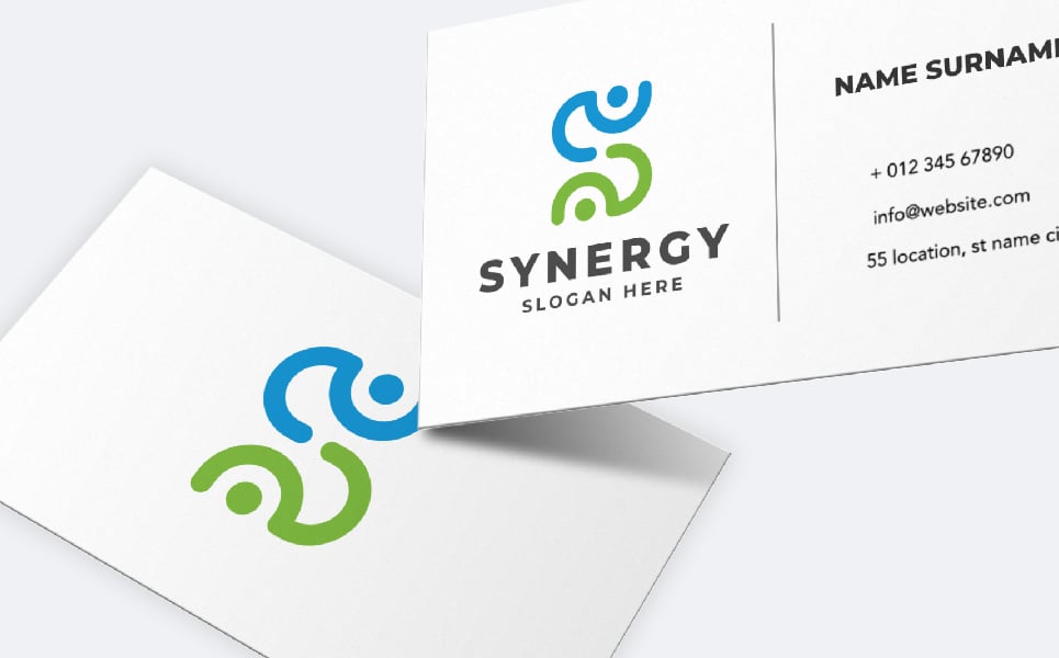 Synergy Letter S Professional Logo Temp