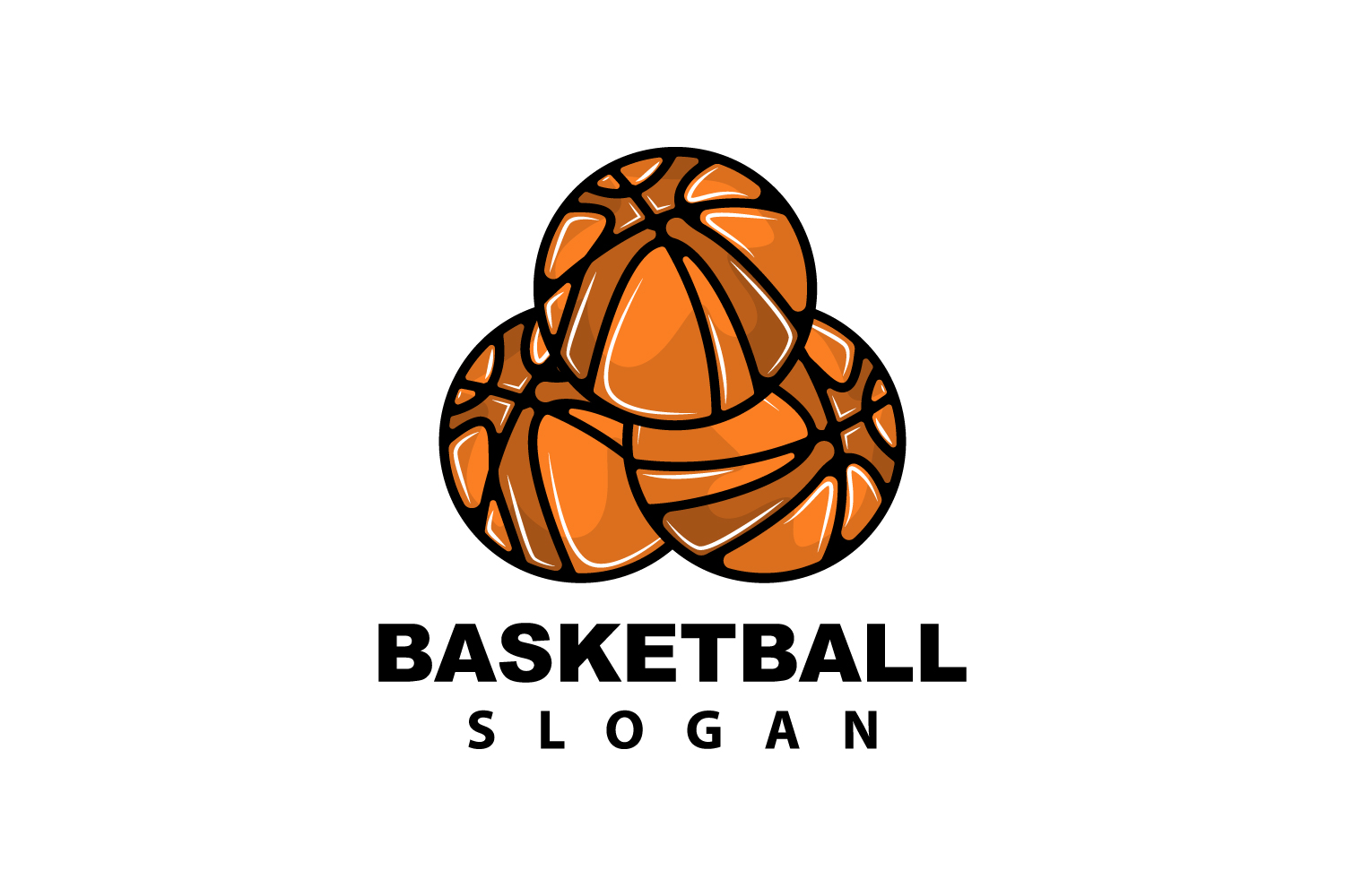 Sport Basketball Logo Vector Design V2