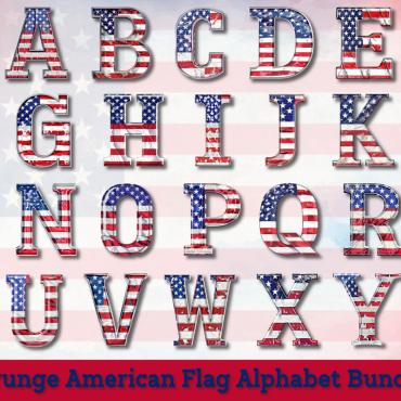 Flag Alphabet Illustrations Templates 416807