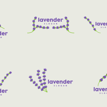 Lavender Flower Logo Templates 416816