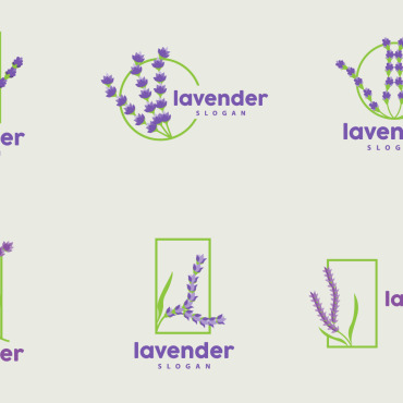 Lavender Flower Logo Templates 416820