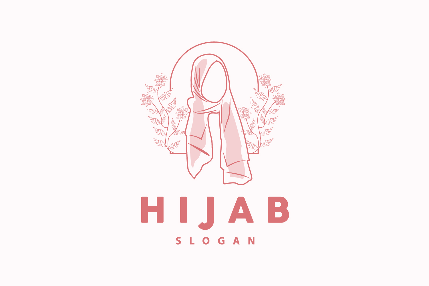 HIjab Logo Fashion Product Vector Version12