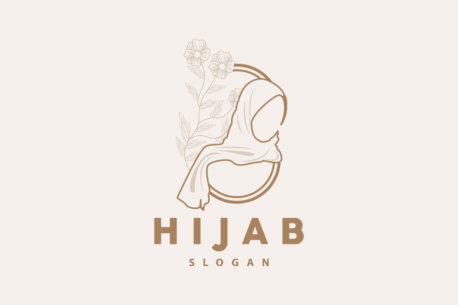 HIjab Logo Fashion Product Vector Version13