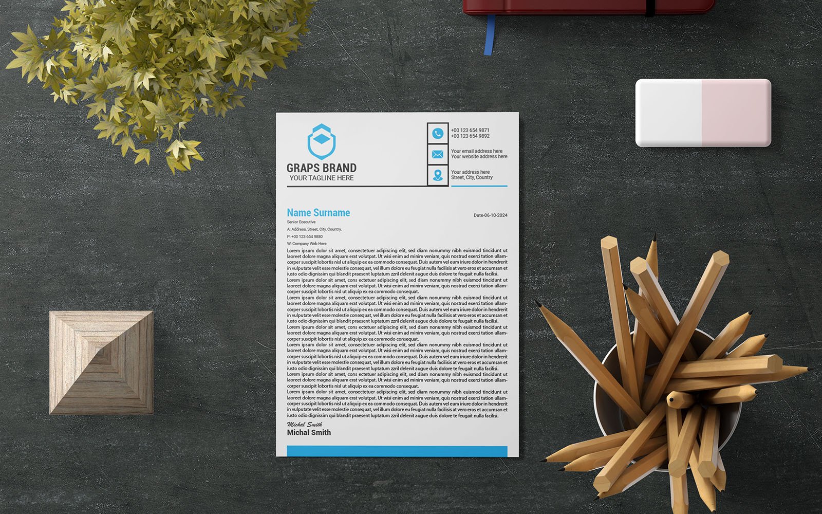 Letterhead - Corporate Template Desgin