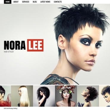 Lee Hair Responsive Website Templates 41713