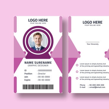 Card Template Corporate Identity 417007