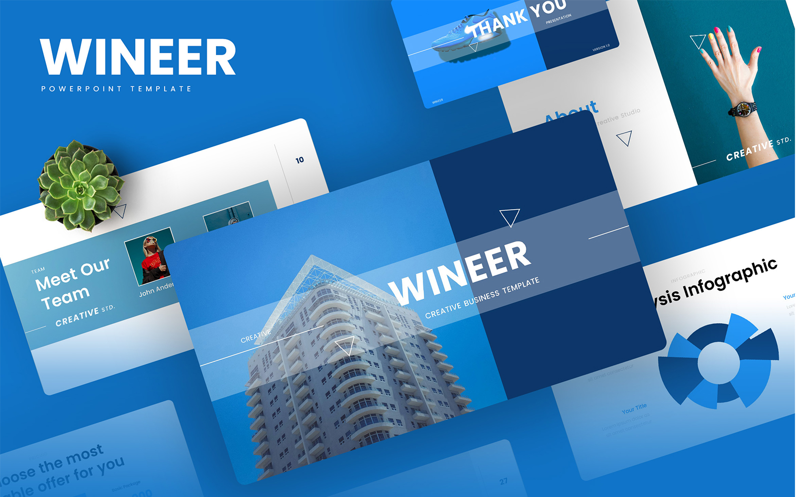 Wineer – Creative Business PowerPoint Template