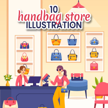 Store Handbag Illustrations Templates 417130