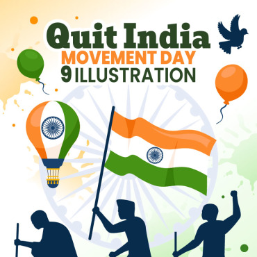 India Movement Illustrations Templates 417134